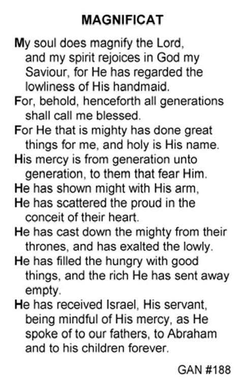 la magnifica prayer|magnificat prayers of the faithful.